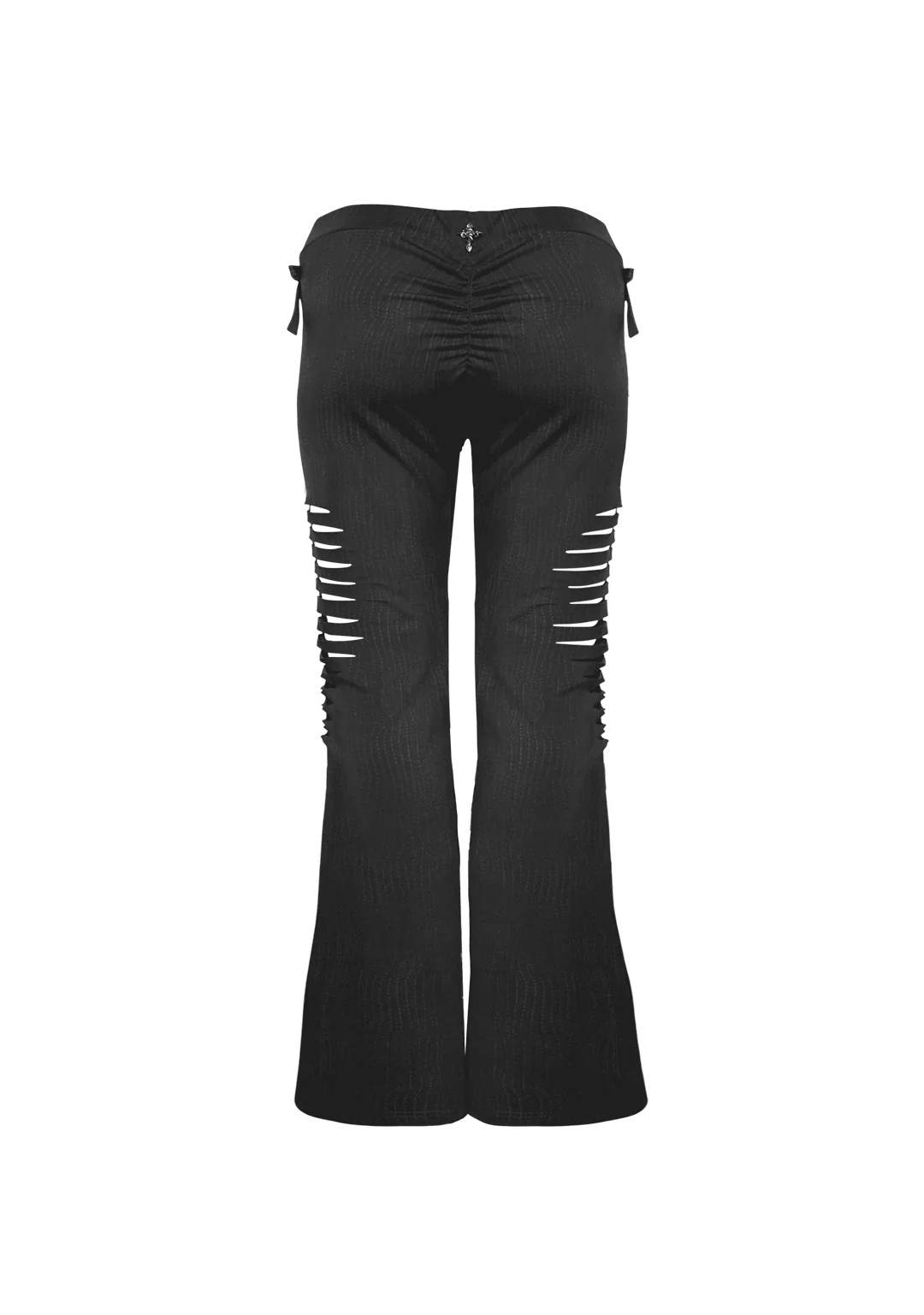 ENVY SNAKESKIN SLASHED SCULPT STRETCH PANTS CHARCOAL - Image 7