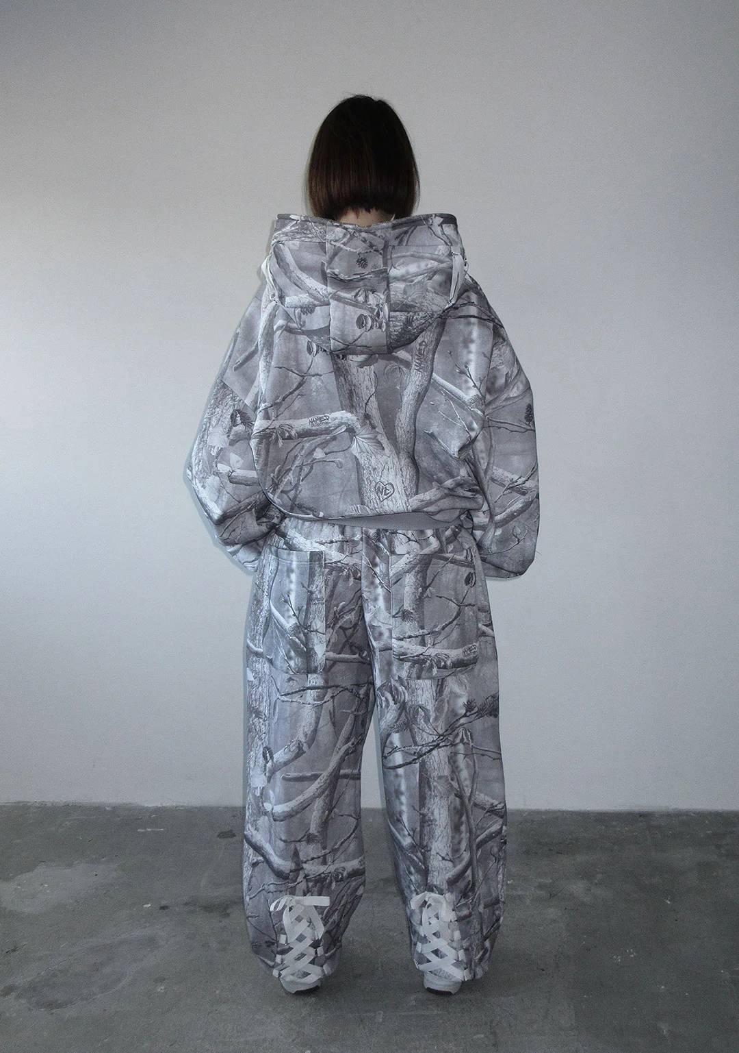 FORBIDDEN ZIP HOODIE SNOW - Image 3