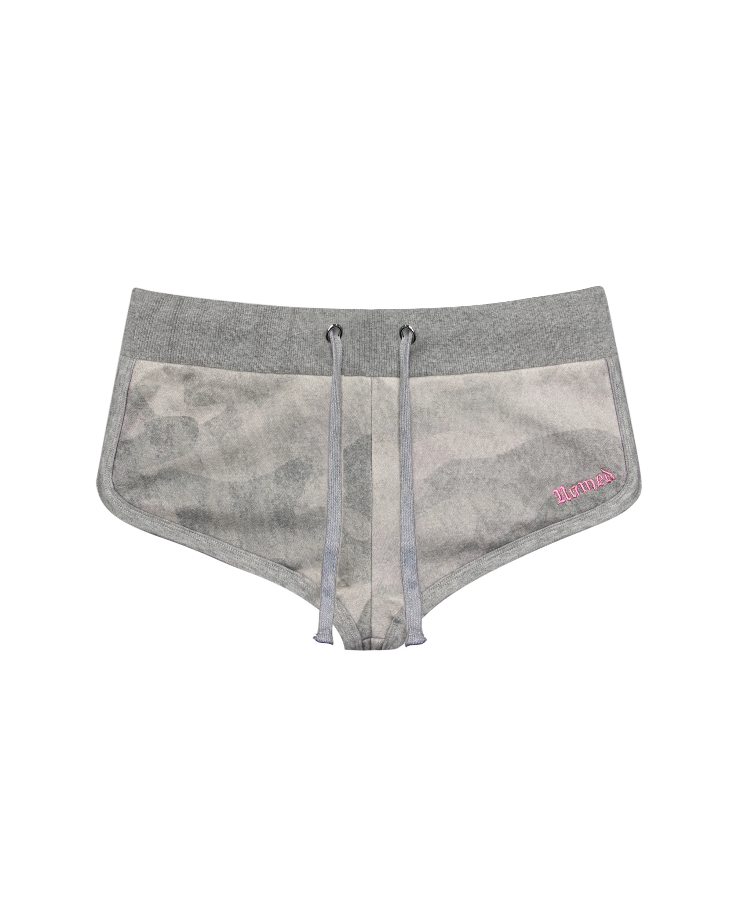 HELL'S FAVORITE RHINESTONE MICRO RACER SHORTS CAMO - Image 6