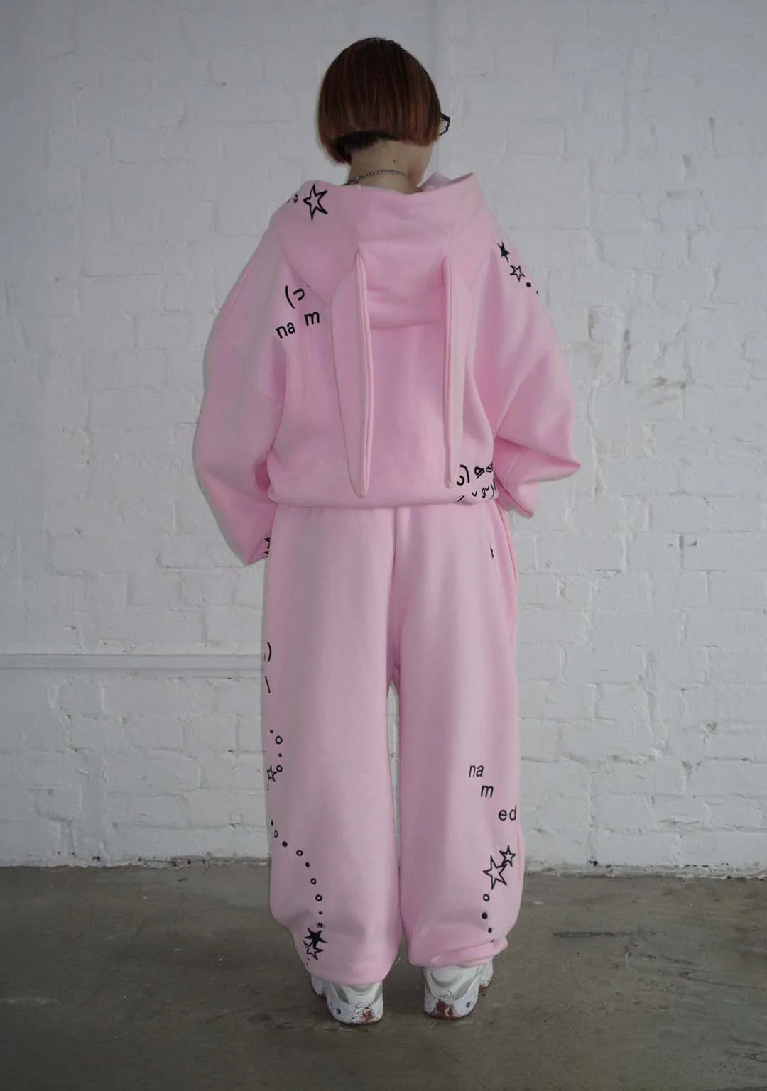 MALFUNCTION SWEATPANTS BABY PINK - Image 4