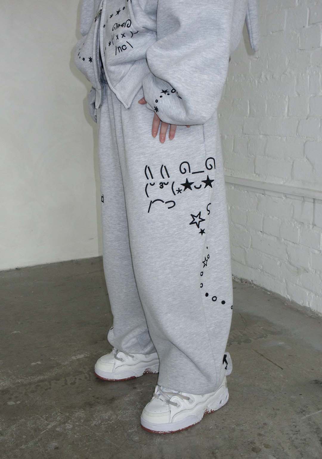 MALFUNCTION SWEATPANTS GREY MARL - Image 5