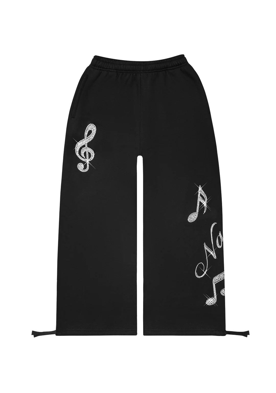 MUSE STUDDED OVERSIZED SWEATPANTS BLACK - Image 7
