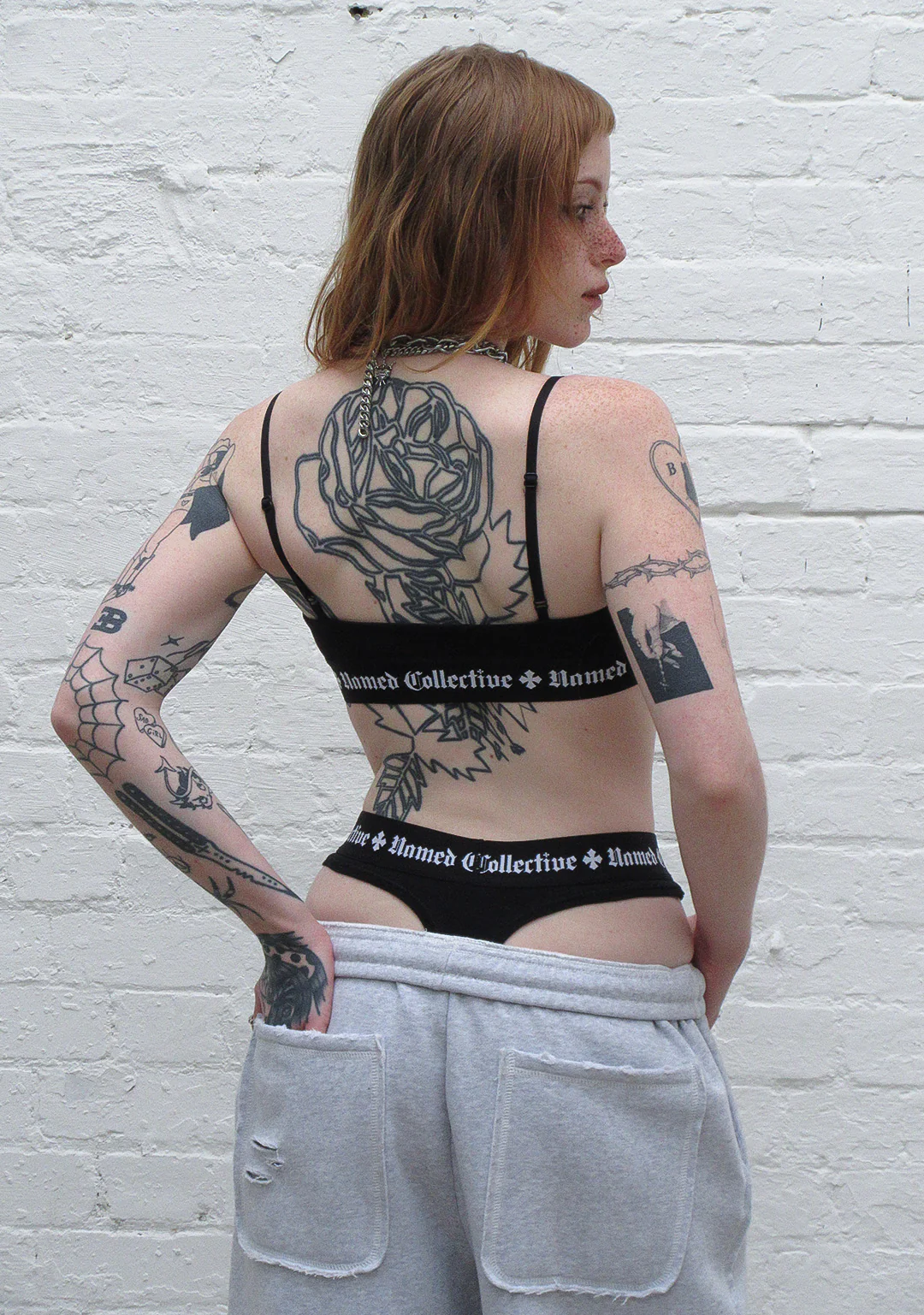 NAMED CLASSICS LOGO BRALETTE BLACK - Image 4